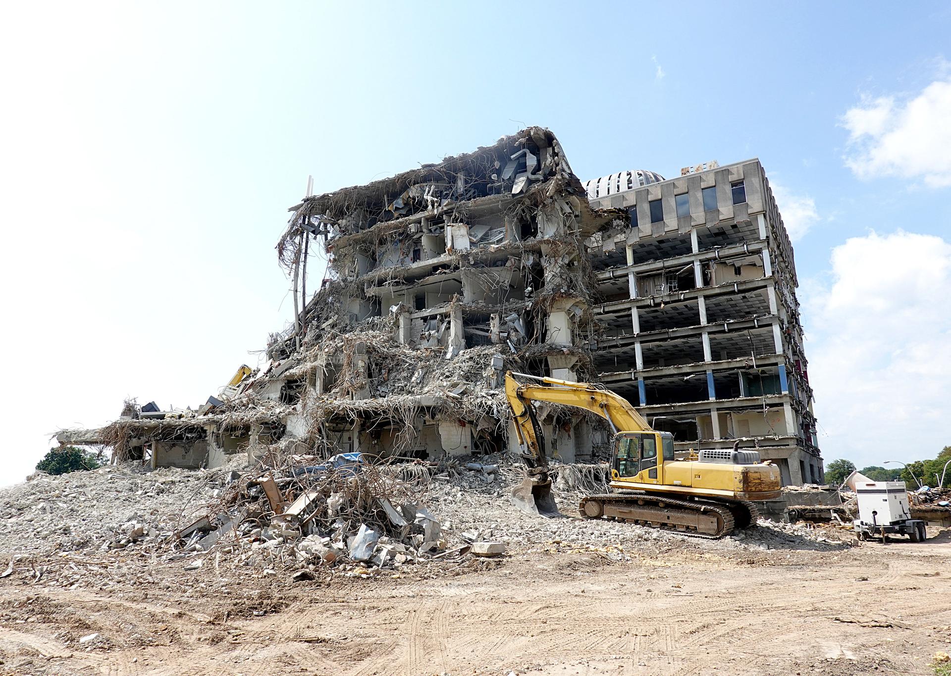 Building being Demolished